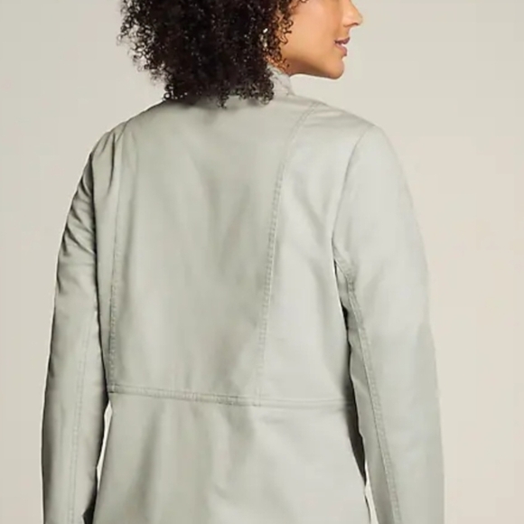 J. Jill Gray Utility Jacket with Gold Accents - Picture 6 of 9